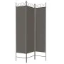 Three-panel room divider in anthracite gray fabric, 120x200 cm. by vidaXL, Room dividers - Ref: Foro24-350148, Price: 36,43 €...