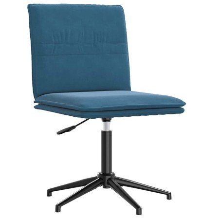 Silla de comedor terciopelo azul en Sillas de comedor | Comprar online en Foro24