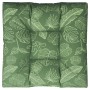 Cojín para palés tela estampado de hojas 70x70x12 cm by vidaXL, Cushions for chairs and sofas - Ref: Foro24-360488, Price: 26...