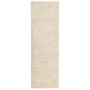 Alfombra peluda de pelo largo moderna PAMPLONA dorado 80x250 cm