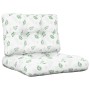 Kissen für Paletten, 2 Stück, Stoff mit Blattmuster von vidaXL, Kissen für Stühle und Sofas - Ref: Foro24-360663, Preis: 36,5...