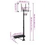 Transparent polycarbonate basketball hoop 256-361 cm by vidaXL, basketball baskets - Ref: Foro24-93650, Price: 171,82 €, Disc...