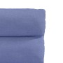 Sillas de comedor 2 uds tela azul jeans