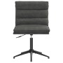 Silla de comedor de cuero sintético negra