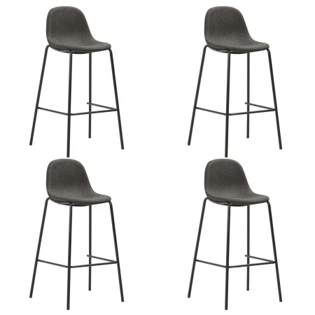 Kitchen stools 4 units dark gray fabric by vidaXL, Kitchen stools - Ref: Foro24-281526, Price: 213,27 €, Discount: %