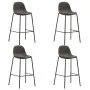 Kitchen stools 4 units dark gray fabric by vidaXL, Kitchen stools - Ref: Foro24-281526, Price: 213,27 €, Discount: %
