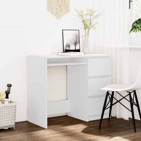 Escritorio de madera contrachapada blanco 90x45x76 cm de vidaXL, Escritorios - Ref: Foro24-801373, Precio: 103,41 €, Descuent...
