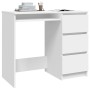 Weißer Sperrholzschreibtisch 90x45x76 cm von vidaXL, Schreibtische - Ref: Foro24-801373, Preis: 98,87 €, Rabatt: %