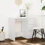 Escritorio de madera contrachapada blanco brillo 90x45x76 cm by vidaXL, Desks - Ref: Foro24-801379, Price: 140,26 €, Discount: %