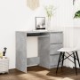 Escritorio de madera contrachapada gris hormigón 90x45x76 cm de vidaXL, Escritorios - Ref: Foro24-801377, Precio: 91,36 €, De...