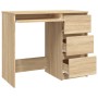 Plywood oak Sonoma color desk 90x45x76 cm by vidaXL, Desks - Ref: Foro24-801376, Price: 89,62 €, Discount: %