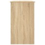 Plywood oak Sonoma color desk 90x45x76 cm by vidaXL, Desks - Ref: Foro24-801376, Price: 89,62 €, Discount: %