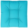 Palettenkissen in türkisfarbenem Stoff 70x70x12 cm von vidaXL, Kissen für Stühle und Sofas - Ref: Foro24-360490, Preis: 32,10...
