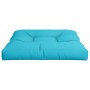 Palettenkissen in türkisfarbenem Stoff 70x70x12 cm von vidaXL, Kissen für Stühle und Sofas - Ref: Foro24-360490, Preis: 32,10...