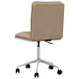 Silla de comedor capuchino cuero sintético