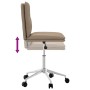 Silla de comedor capuchino cuero sintético