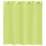 Cortinas de gasa con ojales 2 uds verde manzana 140x140 cm