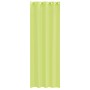 Cortinas de gasa con ojales 2 uds verde manzana 140x260 cm