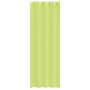 Cortinas de gasa con ojales 2 uds verde manzana 140x300 cm