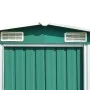 Gartenhaus aus grünem Metall 257x392x181 cm von vidaXL, Schuppen - Ref: Foro24-143344, Preis: 464,37 €, Rabatt: %