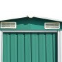 Metal garden shed in green, 257x392x181 cm by vidaXL, Sheds - Ref: Foro24-143344, Price: 441,21 €, Discount: %