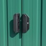 Metal garden shed in green, 257x392x181 cm by vidaXL, Sheds - Ref: Foro24-143344, Price: 441,21 €, Discount: %