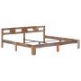 Estructura de cama sin colchón madera maciza 200x200 cm en Camas y somieres | Comprar online en Foro24