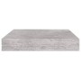 Schwebendes Wandregal 4 Stück MDF betongrau 23x23,5x3,8 cm von vidaXL, Regale und Regale - Ref: Foro24-326590, Preis: 41,85 €...