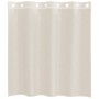 Cortinas de gasa con ojales 2 uds crema 140x140 cm
