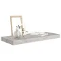 Floating wall shelf in concrete gray MDF 60x23.5x3.8 cm by vidaXL, Shelves and shelves - Ref: Foro24-326597, Price: 22,40 €, ...