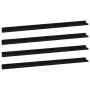 Wandregale 4 Einheiten schwarz 115x9x3 cm von vidaXL, Regale und Regale - Ref: Foro24-326671, Preis: 49,74 €, Rabatt: %