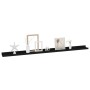Wandregale 4 Einheiten schwarz 115x9x3 cm von vidaXL, Regale und Regale - Ref: Foro24-326671, Preis: 50,61 €, Rabatt: %
