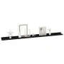 Wandregale 4 Einheiten schwarz 115x9x3 cm von vidaXL, Regale und Regale - Ref: Foro24-326671, Preis: 49,74 €, Rabatt: %