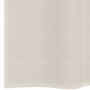 Cortinas de gasa con ojales 2 uds crema 140x245 cm