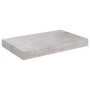 Schwebendes Wandregal aus grauem Beton MDF 23x23,5x3,8 cm von vidaXL, Regale und Regale - Ref: Foro24-326588, Preis: 15,63 €,...