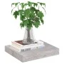 Schwebendes Wandregal aus grauem Beton MDF 23x23,5x3,8 cm von vidaXL, Regale und Regale - Ref: Foro24-326588, Preis: 15,02 €,...