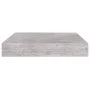 Schwebendes Wandregal aus grauem Beton MDF 23x23,5x3,8 cm von vidaXL, Regale und Regale - Ref: Foro24-326588, Preis: 15,02 €,...