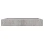 Schwebendes Wandregal aus grauem Beton MDF 23x23,5x3,8 cm von vidaXL, Regale und Regale - Ref: Foro24-326588, Preis: 15,02 €,...