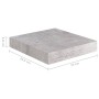 Schwebendes Wandregal aus grauem Beton MDF 23x23,5x3,8 cm von vidaXL, Regale und Regale - Ref: Foro24-326588, Preis: 15,63 €,...