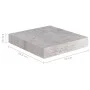Schwebendes Wandregal aus grauem Beton MDF 23x23,5x3,8 cm von vidaXL, Regale und Regale - Ref: Foro24-326588, Preis: 15,02 €,...