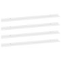 Estantes de pared 4 unidades blanco 115x9x3 cm de vidaXL, Estantes y estanterías - Ref: Foro24-326664, Precio: 51,56 €, Descu...