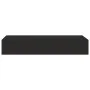 Black MDF wall shelf with drawer 60x23.5x10 cm by vidaXL, Shelves and shelves - Ref: Foro24-330257, Price: 66,45 €, Discount: %