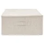 Caja de almacenaje tela color crema 70x40x18 cm de vidaXL, Cestas para almacenaje - Ref: Foro24-332907, Precio: 36,98 €, Desc...