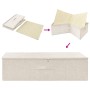 Cremefarbene Aufbewahrungsbox aus Stoff, 70 x 40 x 18 cm von vidaXL, Aufbewahrungskörbe - Ref: Foro24-332907, Preis: 29,38 €,...