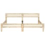 Estructura de cama sin colchón madera maciza de mango 200 cm