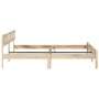 Estructura de cama sin colchón madera maciza de mango 200 cm