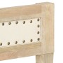 Estructura de cama sin colchón madera maciza de mango 200 cm