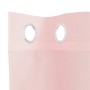 Cortinas de gasa con ojales 2 uds rosa claro 140x175 cm