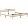 Estructura de cama sin colchón madera maciza de mango 200 cm