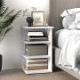 Armario auxiliar de madera contrachapada blanco 35x35x55 cm de vidaXL, Aparadores - Ref: Foro24-806274, Precio: 33,35 €, Desc...